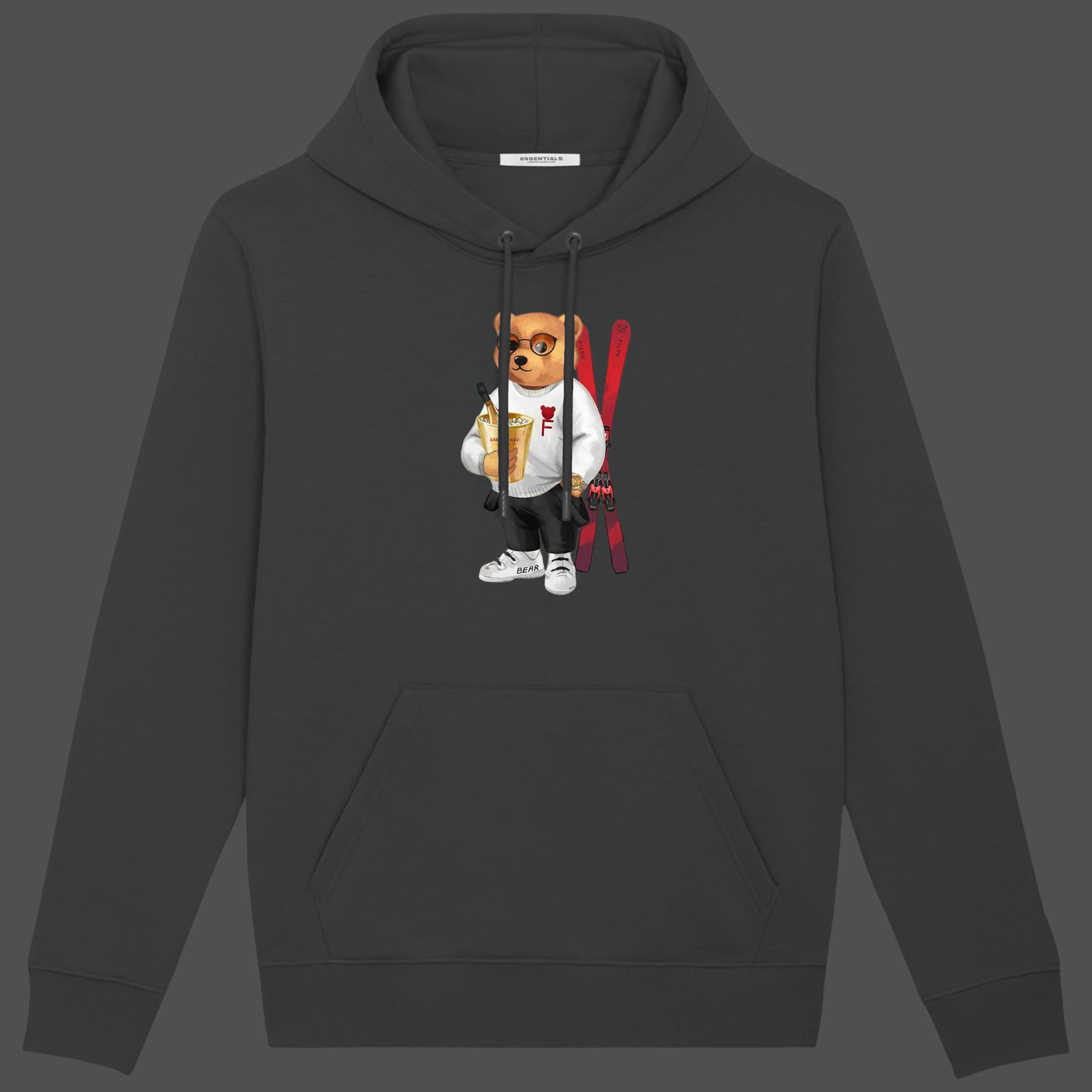 LIMITED SS/26 HOODIE VIII. – THUNDER BLACK – TED MARONE LTD