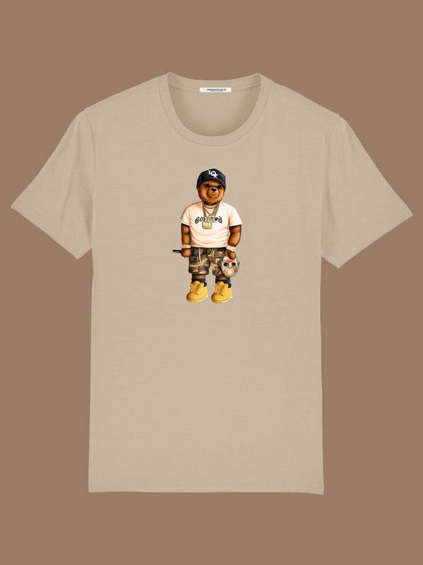 SAND BROWN T-SHIRT<br>JADA BEAR
