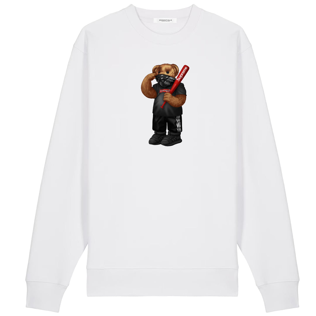 ESSENTIALS SWEATER <br> DESIGNER BEAR (kopie) (kopie)