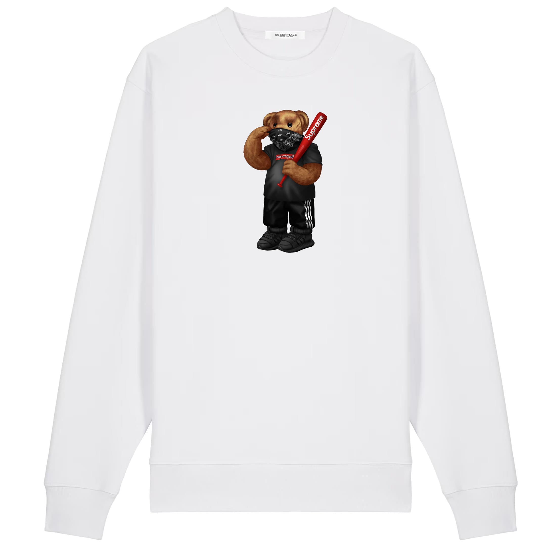 ESSENTIALS SWEATER <br> DESIGNER BEAR (kopie) (kopie)