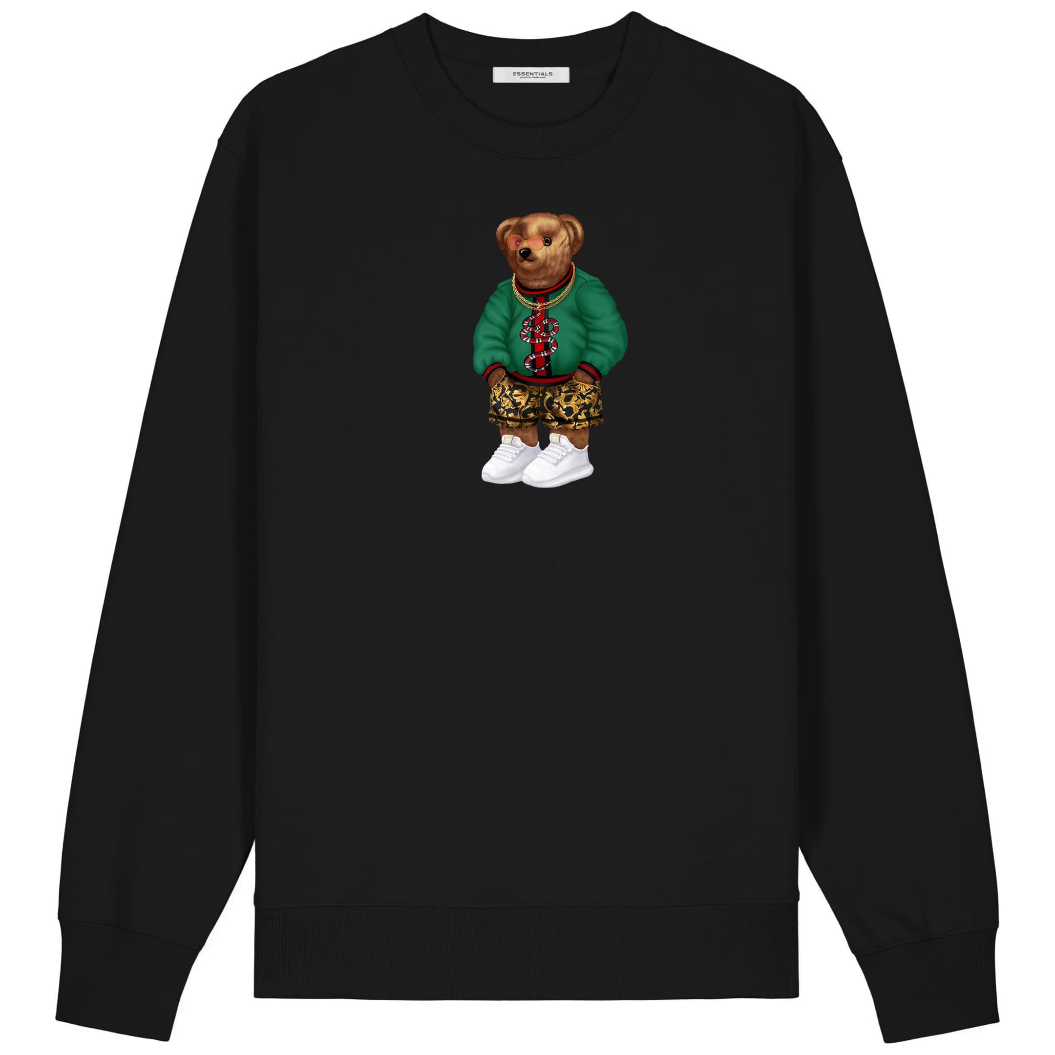 ESSENTIALS SWEATER <br> DESIGNER BEAR (kopie)