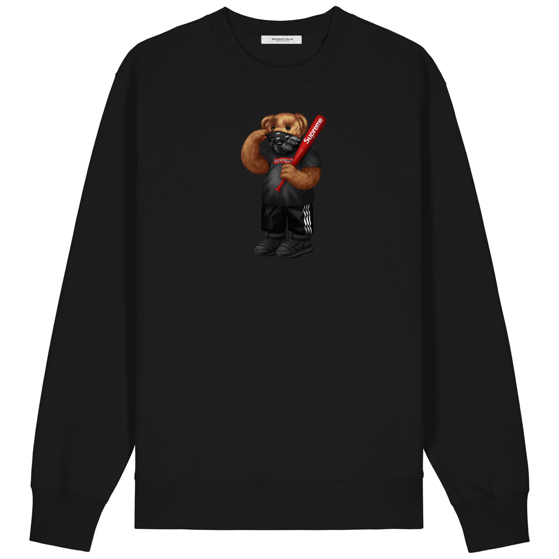 ESSENTIALS SWEATER <br> DESIGNER BEAR (kopie) (kopie)