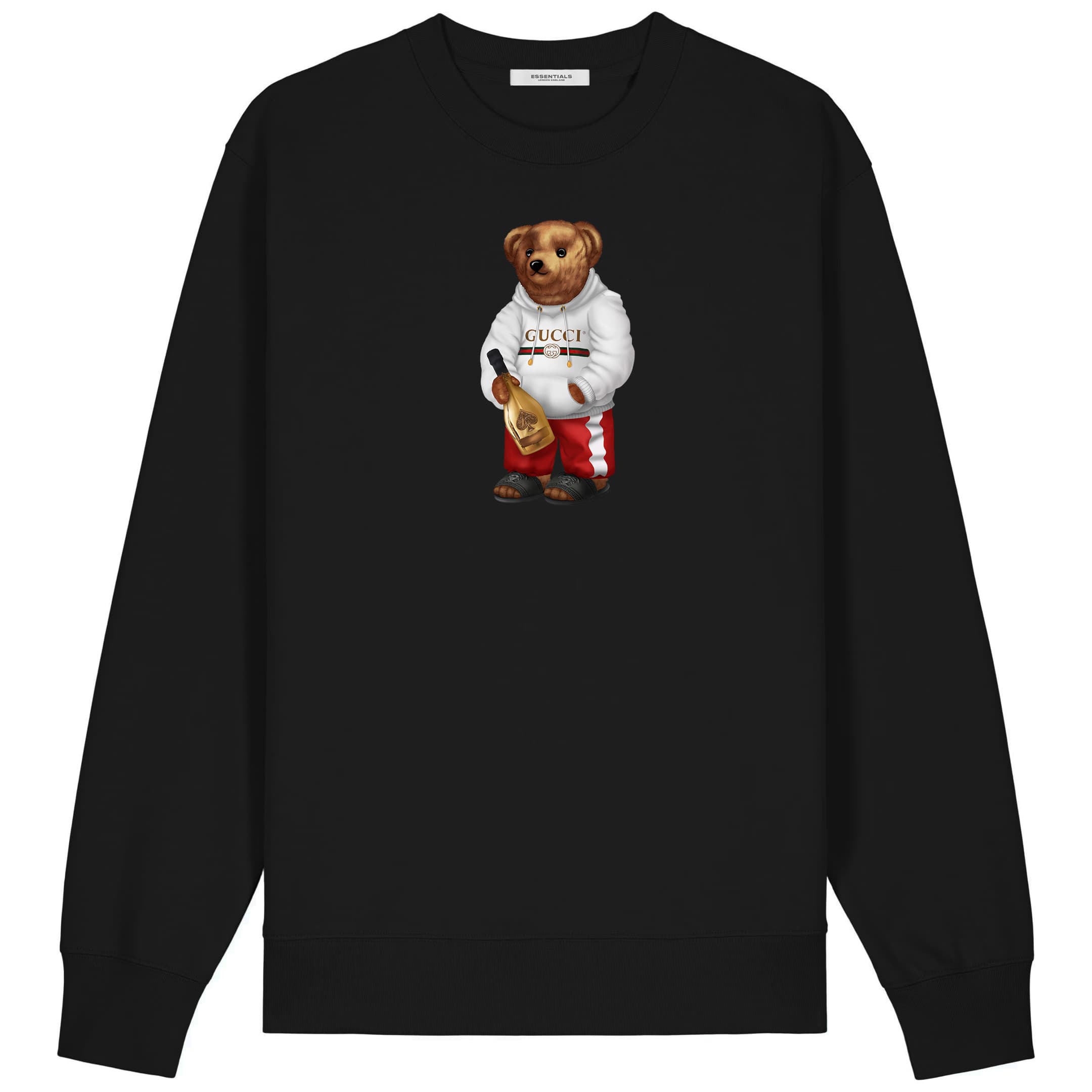 ESSENTIALS SWEATER <br> DESIGNER BEAR