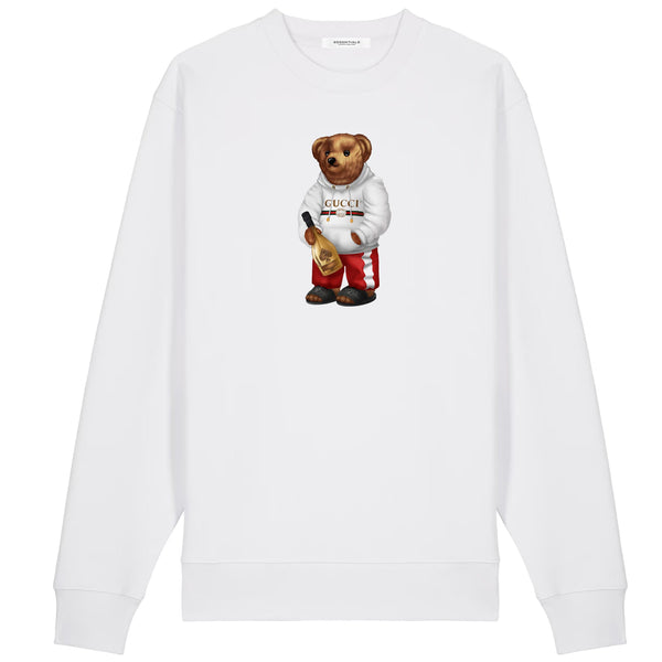 ESSENTIALS SWEATER <br> DESIGNER BEAR