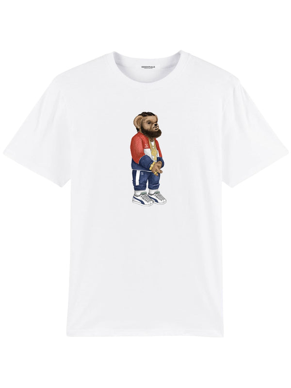 ESSENTIALS T-SHIRT <br>HUSSLE BEAR