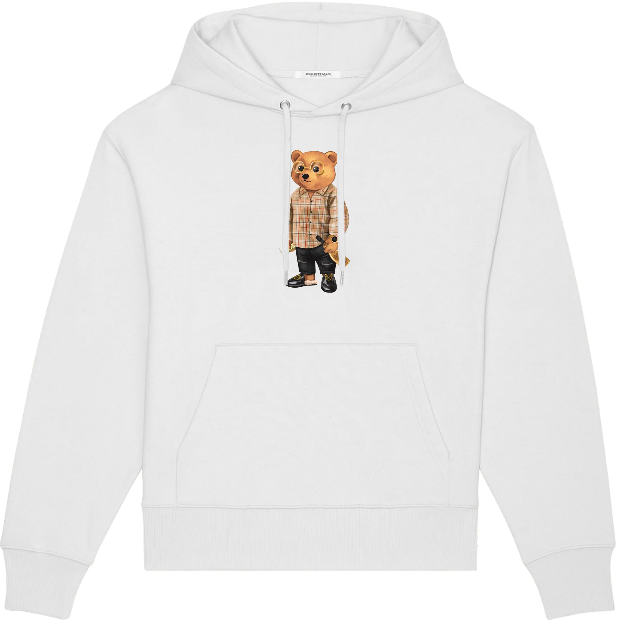 ESSENTIALS HOODIE MARONE VXIIImj