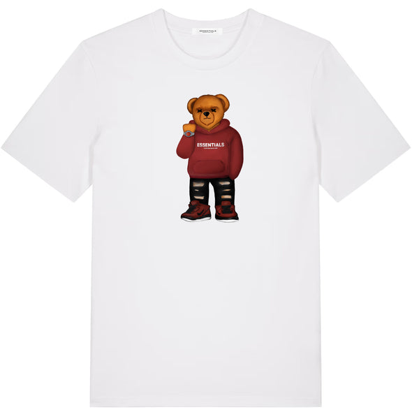 ESSENTIALS T-SHIRT <br>FLAME BEAR