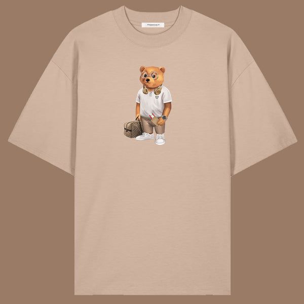 SAND BROWN T-SHIRT<br>PAC BEAR