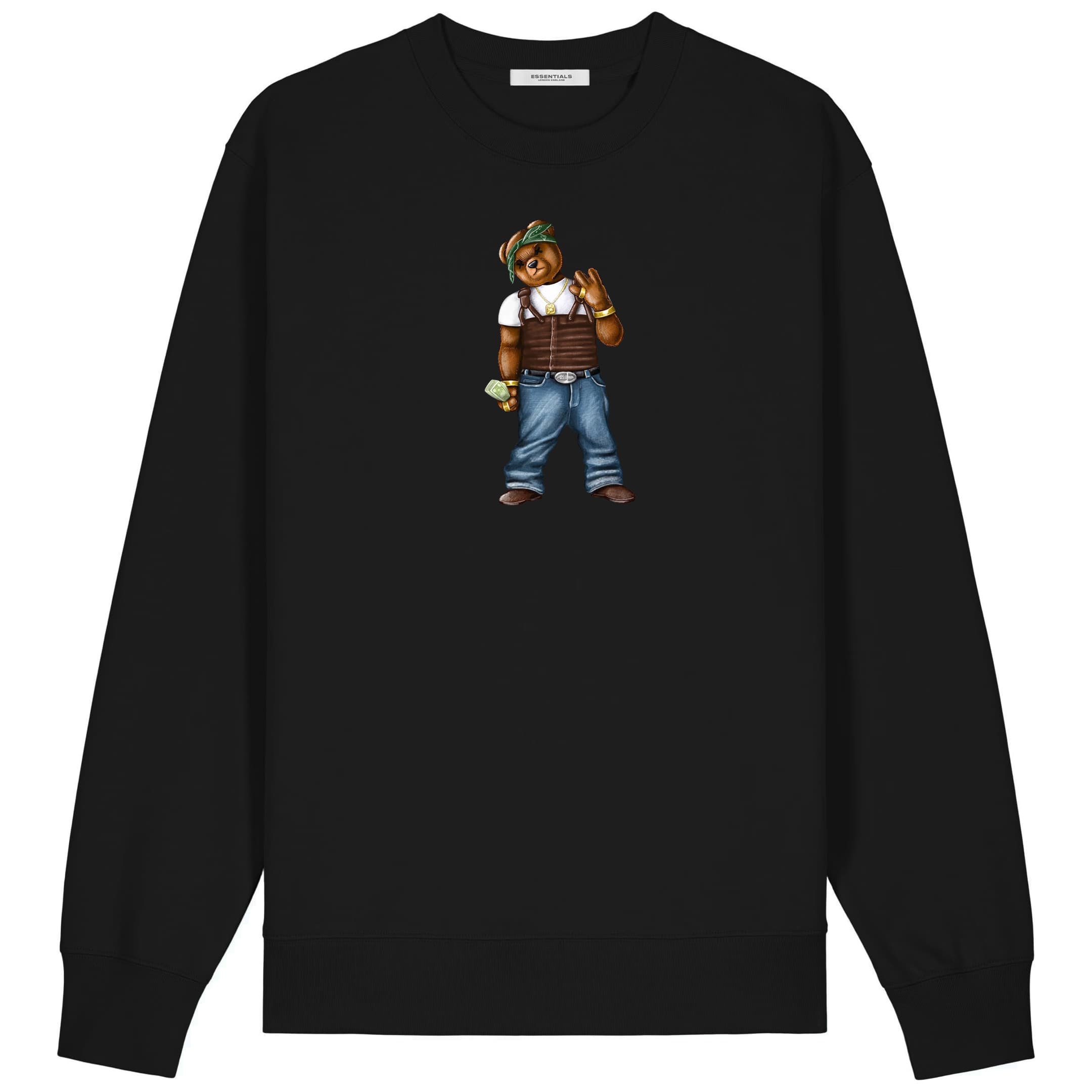 ESSENTIALS SWEATER <br> DESIGNER BEAR (kopie)