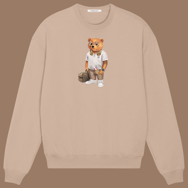 SAND BROWN SWEATER <br>PAC BEAR